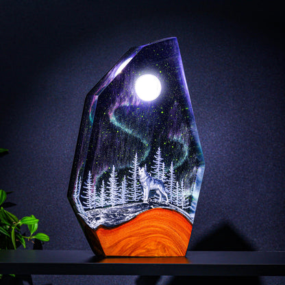 Aurora Borealis HUSKY Night Light