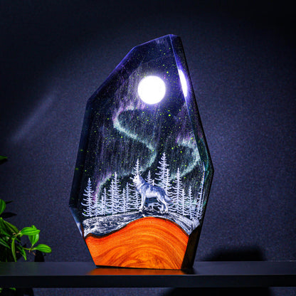 Aurora Borealis HUSKY Night Light