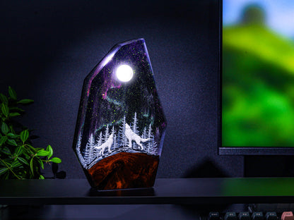 Aurora Borealis HUSKY Night Light