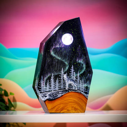 Aurora Borealis HUSKY Night Light