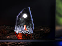 Aurora Borealis Lamp Fox Epoxy Night Light - image 4