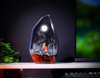 Aurora Borealis Lamp Fox Epoxy Night Light - image 5