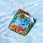Coral Reef Turtle Artisan Keycap