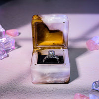Square Epoxy Resin Engagement Ring Box - image 7
