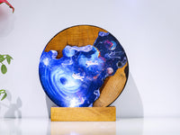Interstellar Astronaut entering into the Black hole Night Light - image 11