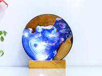 Interstellar Astronaut entering into the Black hole Night Light - image 12