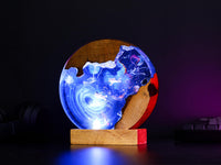 Interstellar Astronaut entering into the Black hole Night Light - image 7