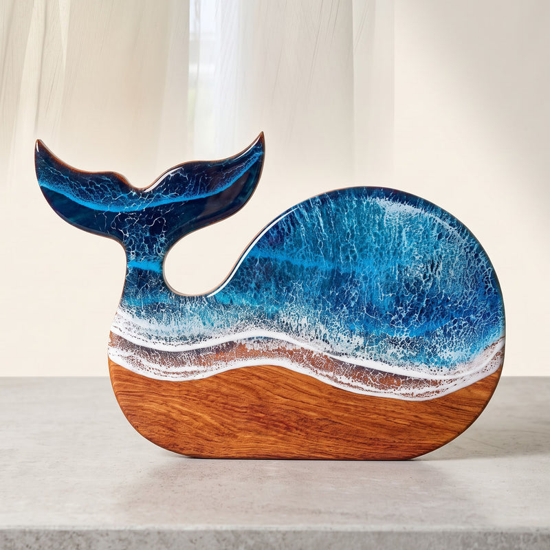 Ocean Epoxy Charcuterie Board