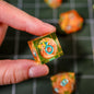 Orange Koi Resin DnD Dice