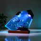 Orca and divers night light
