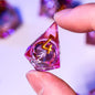 Pink Astronaut Resin DnD Dice