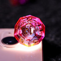 Pink Astronaut Resin DnD Dice - image 6