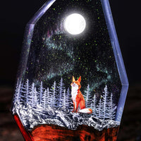 Red Fox in the Winter Night Light - image 6