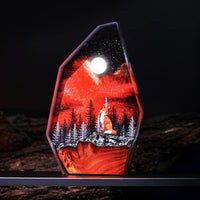 Red Fox in the Winter Night Light - image 3