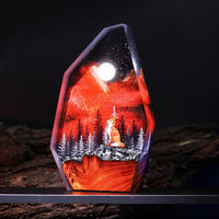 Red Fox in the Winter Night Light - image 4