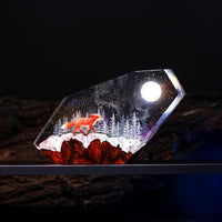 Red Fox in the Winter Night Light - image 9