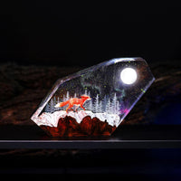 Red Fox in the Winter Night Light - image 10