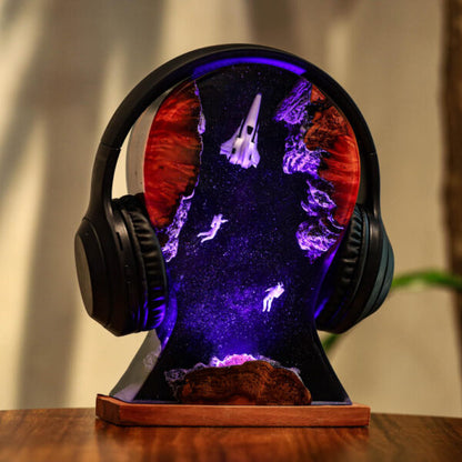 Space Night Lights & Headphone Stand