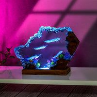 Swimming Axolotl Epoxy Lamp - image 3