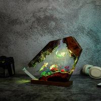 Swimming Axolotl Epoxy Lamp Ver 3 - image 5