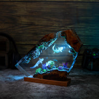 Swimming Axolotl Epoxy Lamp Ver 3 - image 9