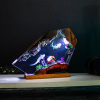 Swimming Axolotl Epoxy Lamp Ver 3 - image 2