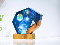 The EARTH and Astronaut Epoxy Lamp - image 11