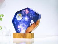 The EARTH and Astronaut Epoxy Lamp - image 12
