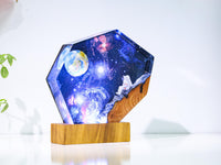 The EARTH and Astronaut Epoxy Lamp - image 13