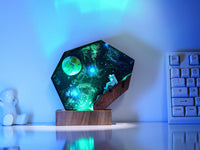 The EARTH and Astronaut Epoxy Lamp - image 15