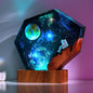 The EARTH and Astronaut Epoxy Lamp