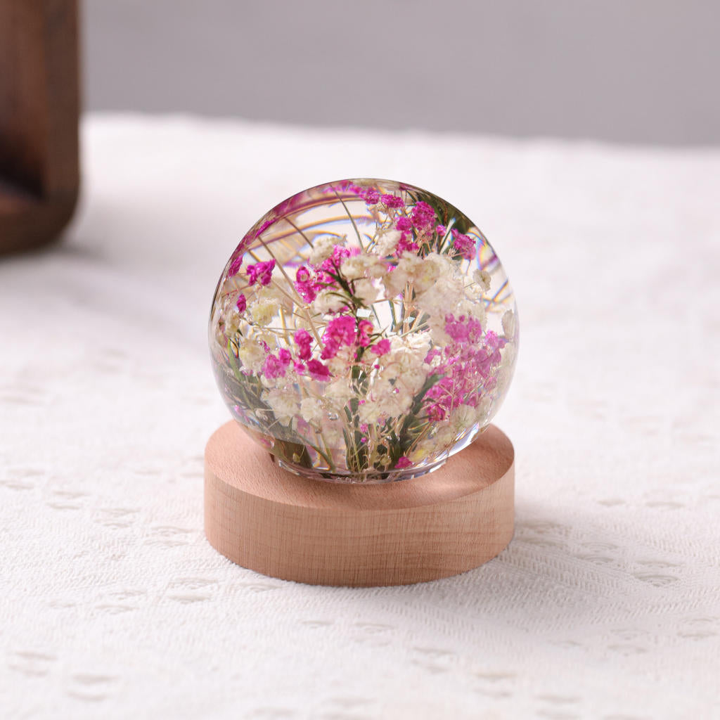 Baby's Breath Flower Epoxy Night Light