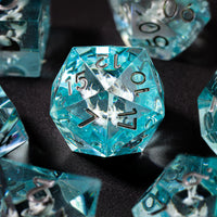 Blue Ocean DND Resin Dice - image 1