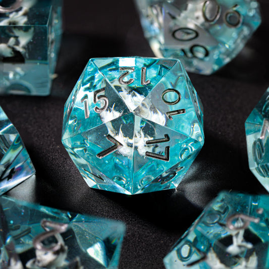 Blue Ocean DND Resin Dice