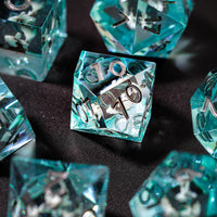 Blue Ocean DND Resin Dice - image 5