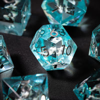 Blue Ocean DND Resin Dice - image 4