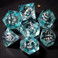 Blue Ocean DND Resin Dice - image 2