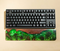 Yin Yang Resin and Wood wrist rest - image 5