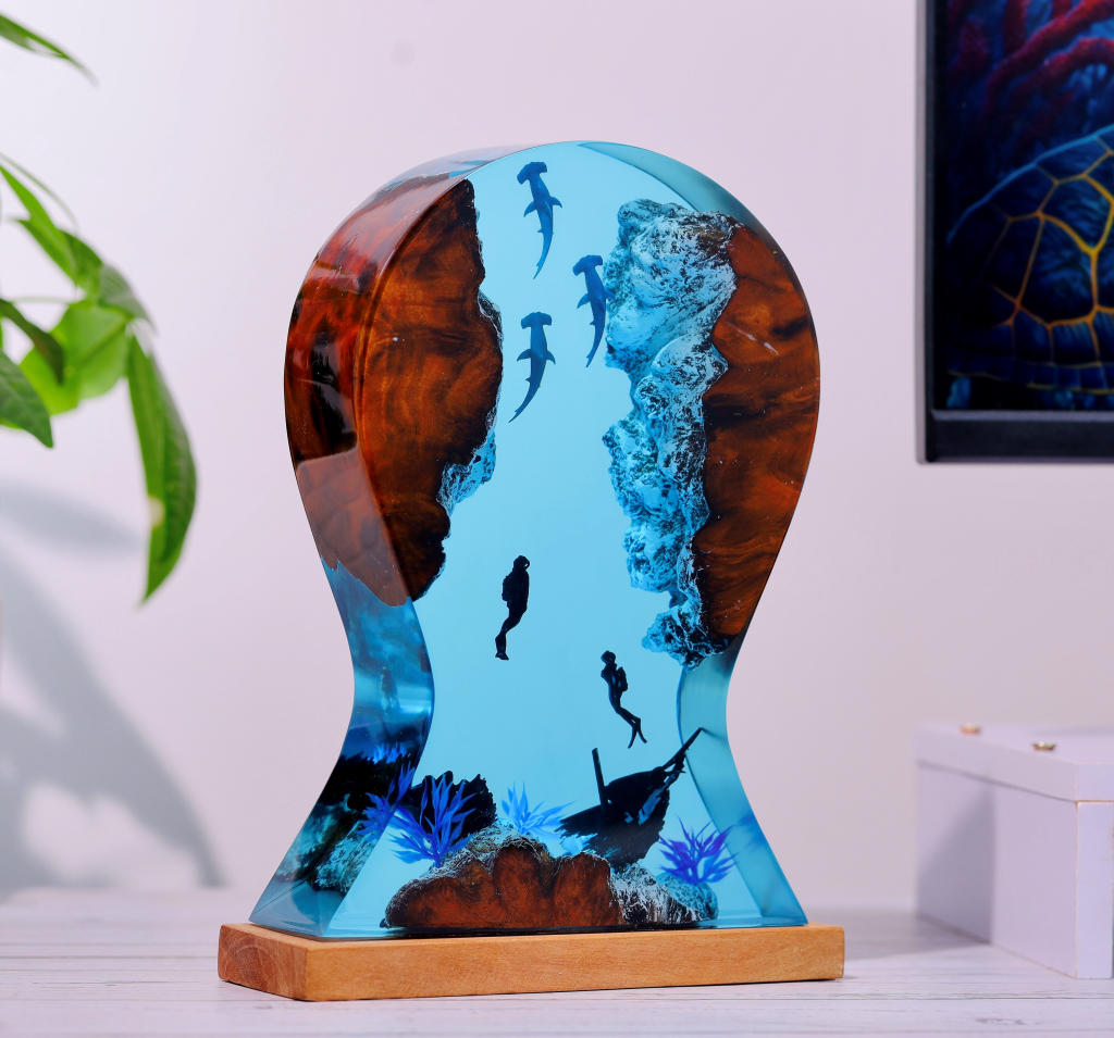 Hammerhead Shark Headphone Stand & Night Light