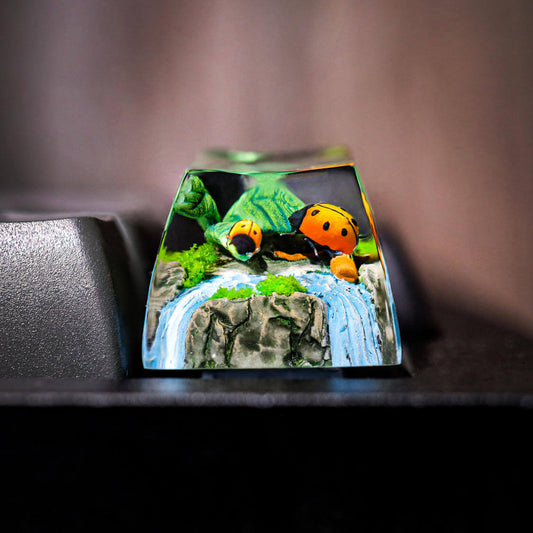 Ladybug Artisan Keycap