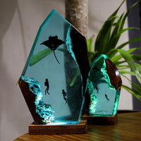 Manta Rays and Diver Night Lights - image 1