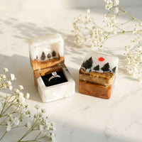 Pine Forest Engagement Ring Box - image 3