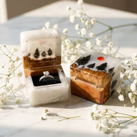 Pine Forest Engagement Ring Box - image 1