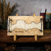 White Walnut Epoxy Resin Cheese Tray - image 2