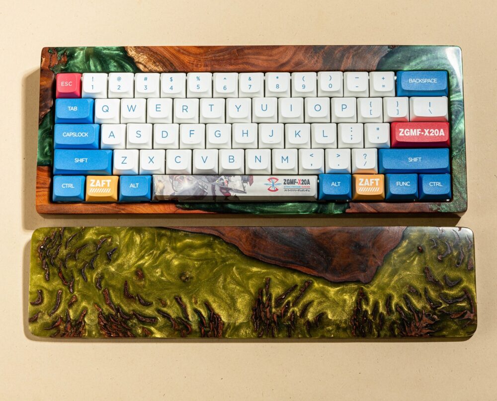 yellow wrist rest