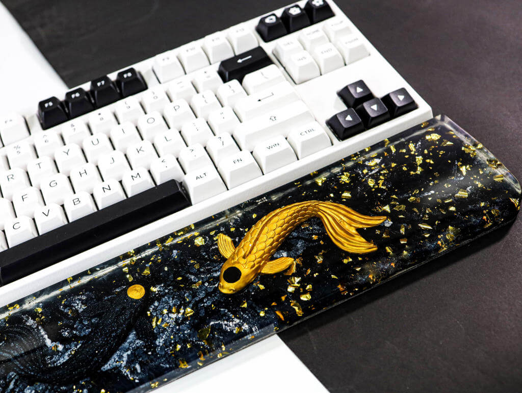 Yin Yang Resin Wrist Rest