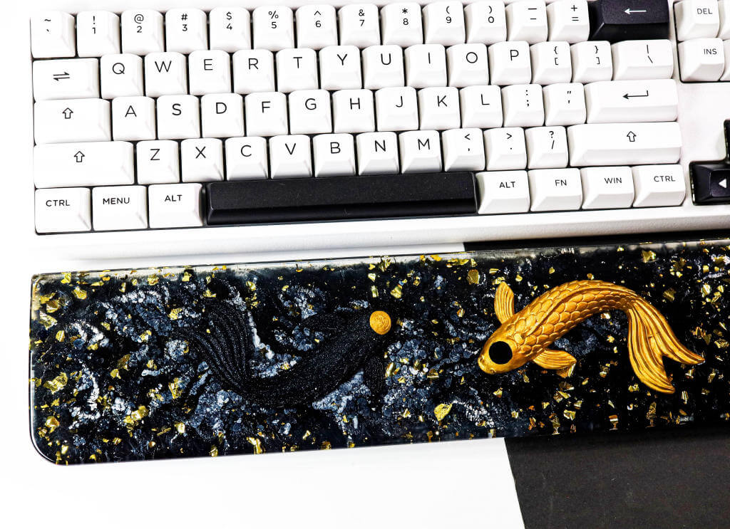 Yin Yang Resin Wrist Rest